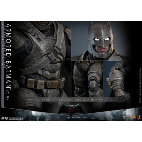 Hot Toys - DC Comics - Batman Blindado 2.0 DX - Batman v Superman - MMS 1/6