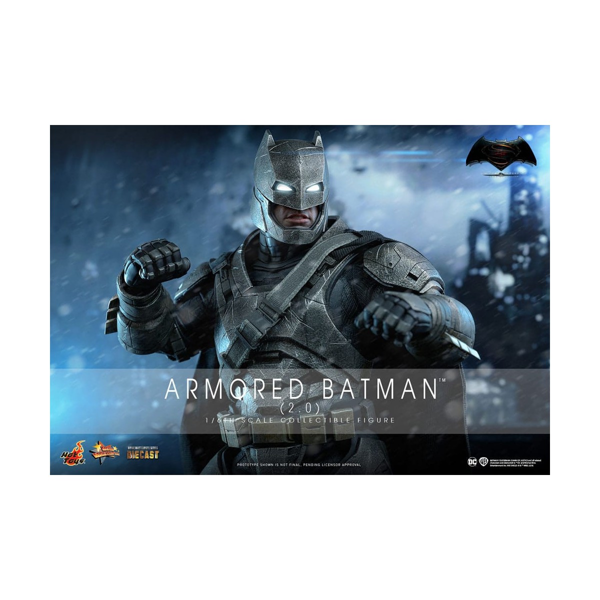 Hot Toys - DC Comics - Batman Blindado 2.0 - Batman v Superman - MMS 1/6