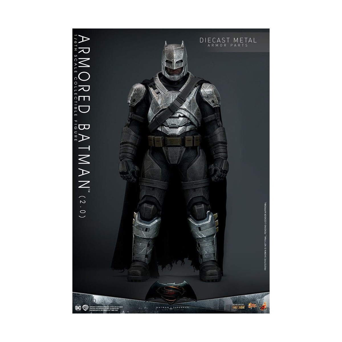 Hot Toys - DC Comics - Batman Blindado 2.0 - Batman v Superman - MMS 1/6