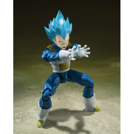 Bandai Tamashii - Dragon Ball Super - Super Saiyan Dios Super Saiyan Vegeta Inquebrantable - SHF SHFiguarts