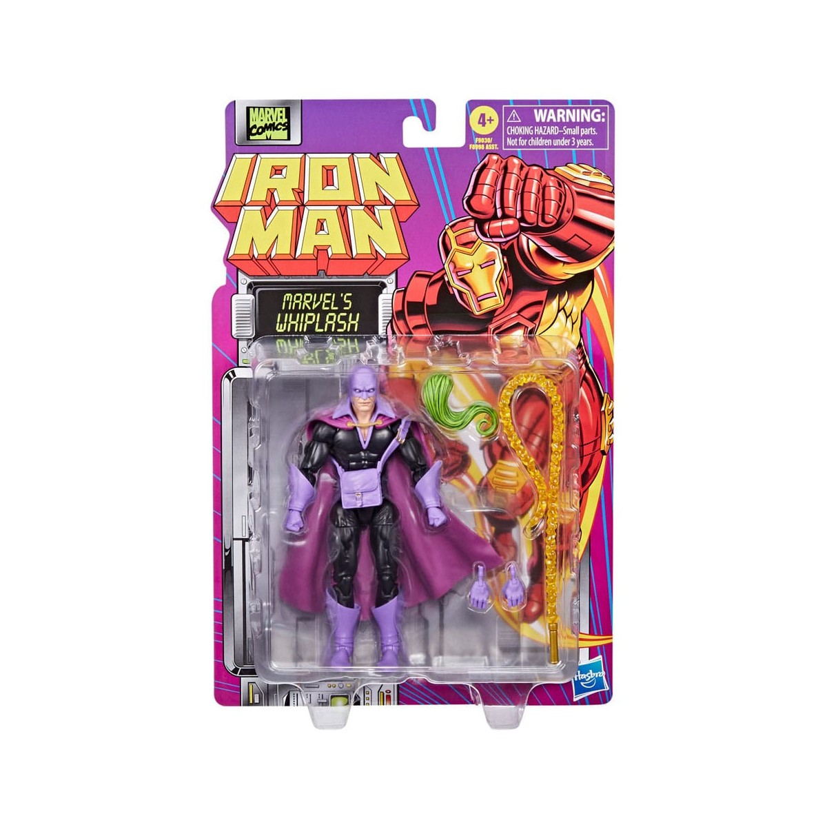 Marvel Legends Iron Man - Latigazo - Tarjeta Retro