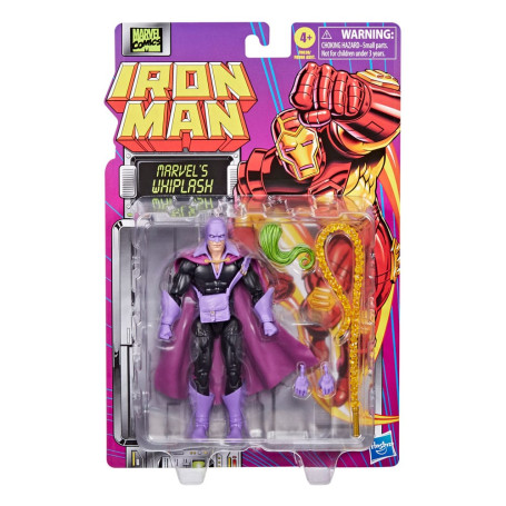 Marvel Legends Iron Man - Latigazo - Tarjeta Retro
