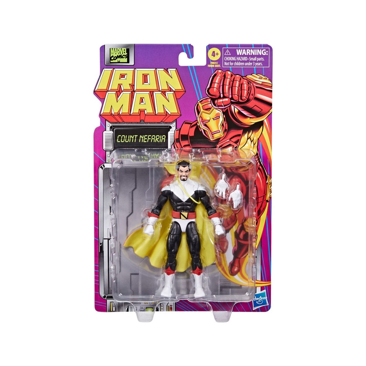 Marvel Legends Iron Man - Conde Nefaria - Tarjeta Retro