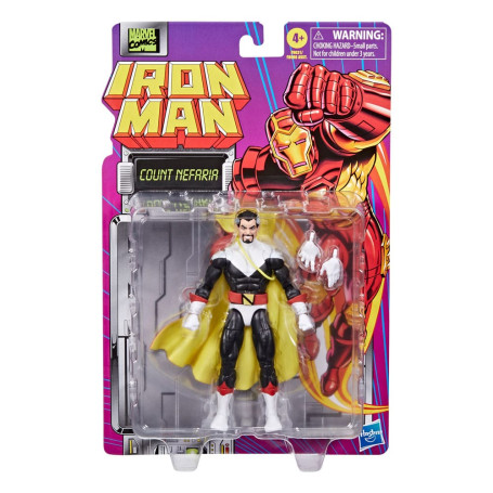 Marvel Legends Iron Man - Conde Nefaria - Tarjeta Retro