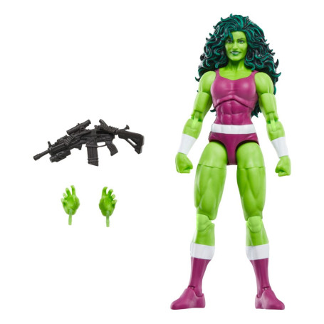 Marvel Legends Iron Man - She-Hulk - Tarjeta Retro
