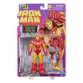 Marvel Legends Iron Man Modelo 09 - Tarjeta Retro