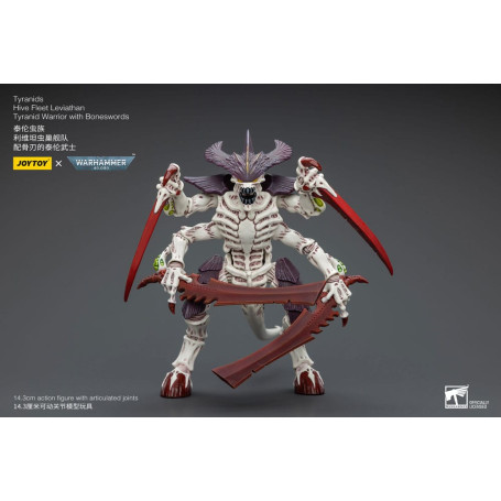 JoyToy Tiránidos - Flota Colmena Guerrero Leviatán con Espadas de Hueso 1/18 - Warhammer 40K