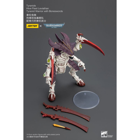 JoyToy Tiránidos - Flota Colmena Guerrero Leviatán con Espadas de Hueso 1/18 - Warhammer 40K