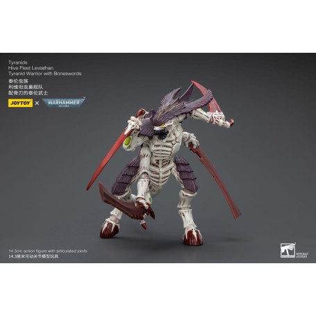 JoyToy Tiránidos - Flota Colmena Guerrero Leviatán con Espadas de Hueso 1/18 - Warhammer 40K