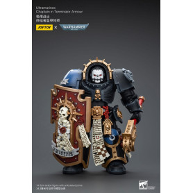 JoyToy Marines Espaciales - Ultramarines - Capellán en Armadura Terminator 1/18 - Warhammer 40K