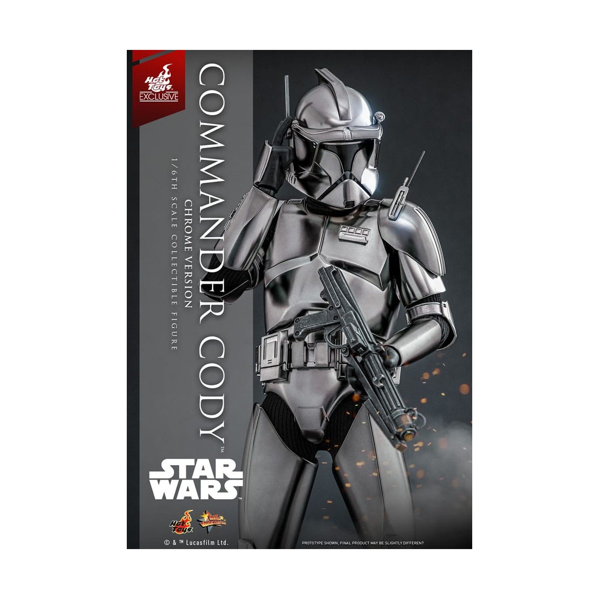 Hot Toys Star Wars - Comandante Cody Cromo Versión Exclusiva MMS 1/6