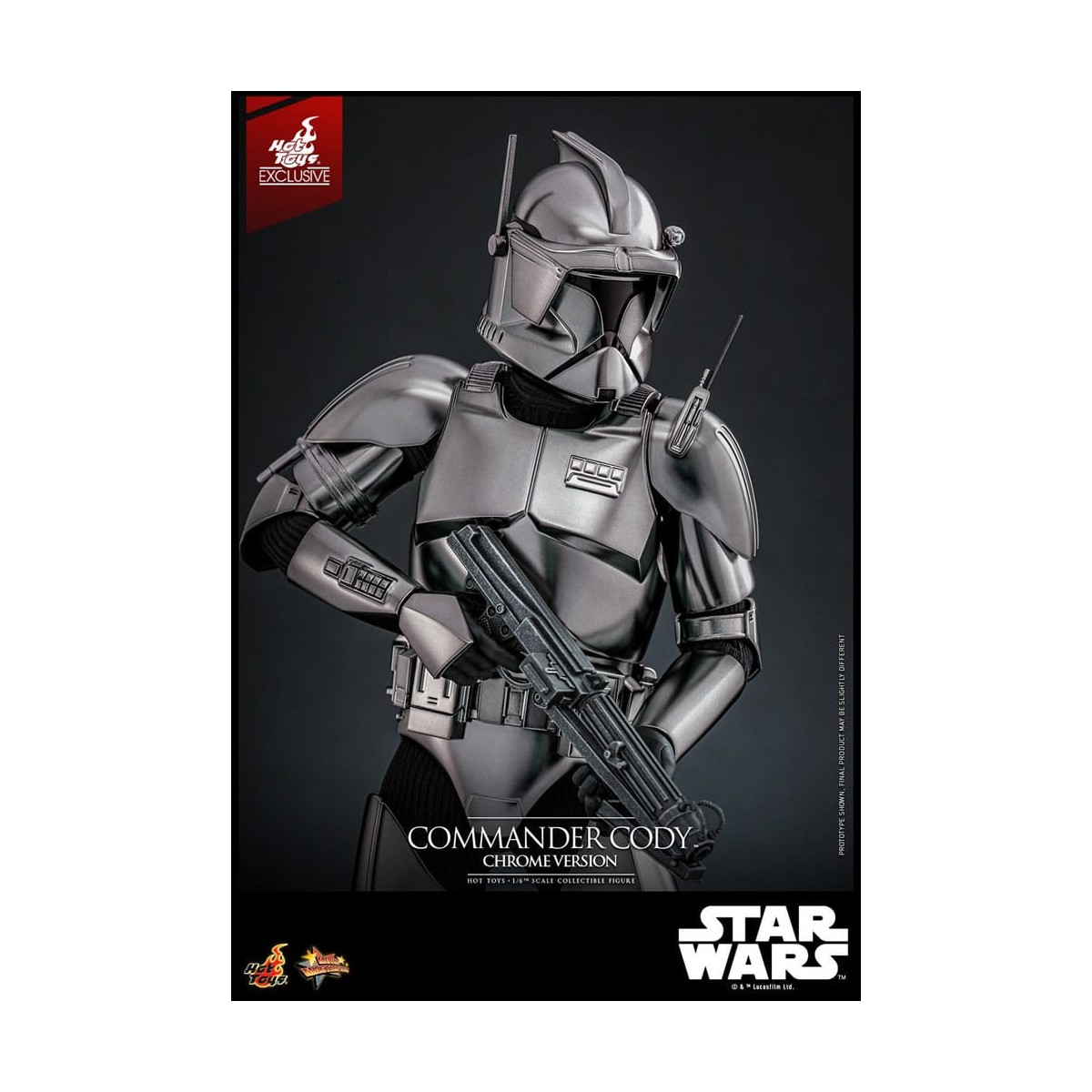 Hot Toys Star Wars - Comandante Cody Cromo Versión Exclusiva MMS 1/6