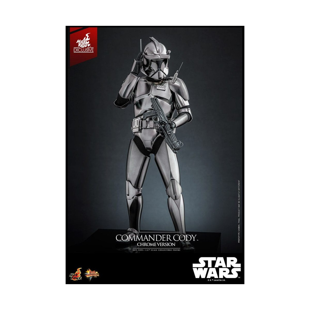 Hot Toys Star Wars - Comandante Cody Cromo Versión Exclusiva MMS 1/6