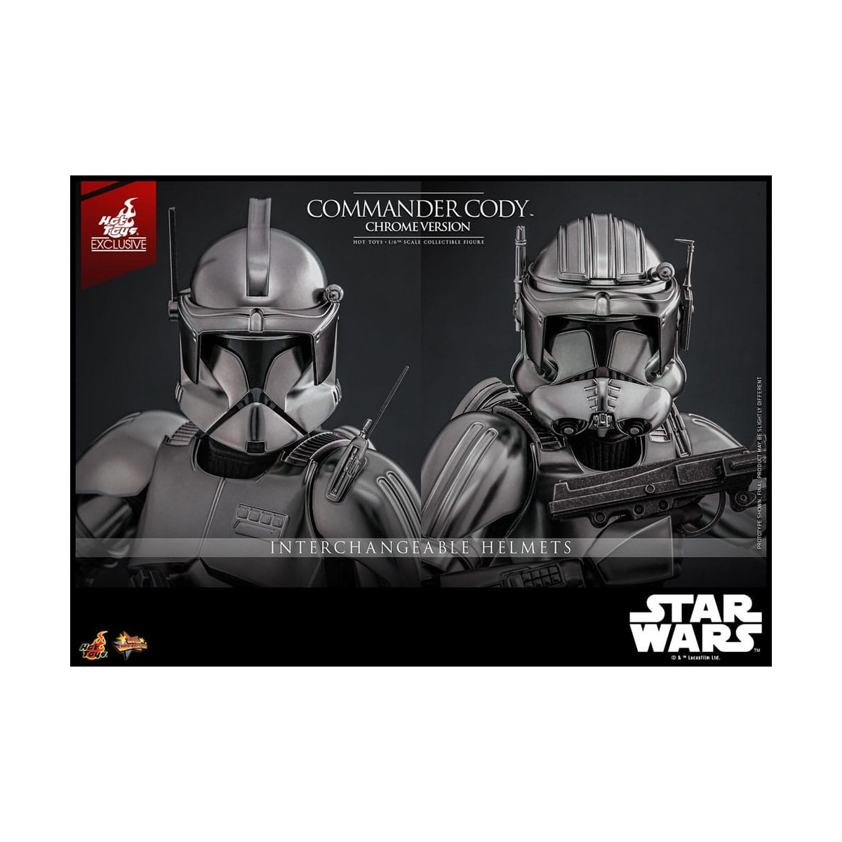Hot Toys Star Wars - Comandante Cody Cromo Versión Exclusiva MMS 1/6