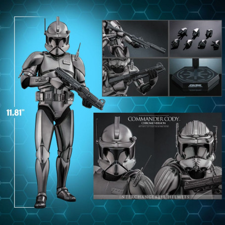 Hot Toys Star Wars - Comandante Cody Cromo Versión Exclusiva MMS 1/6