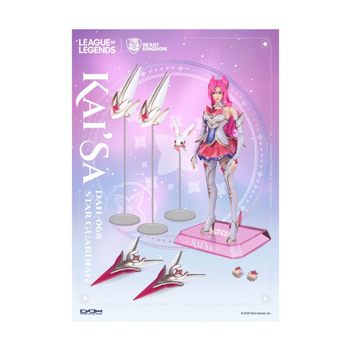 Beast Kingdom - Star Guardian Kai'Sa - 1/9 Héroes de Acción Dinámica LOL
