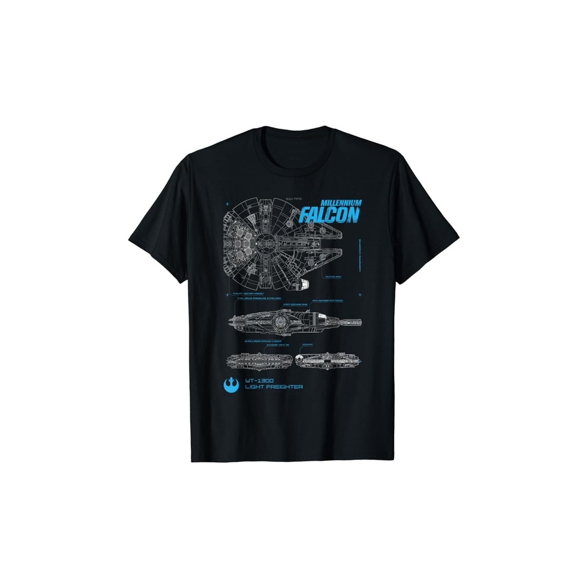 Star Wars T-shirt pour homme Falcon Millenium