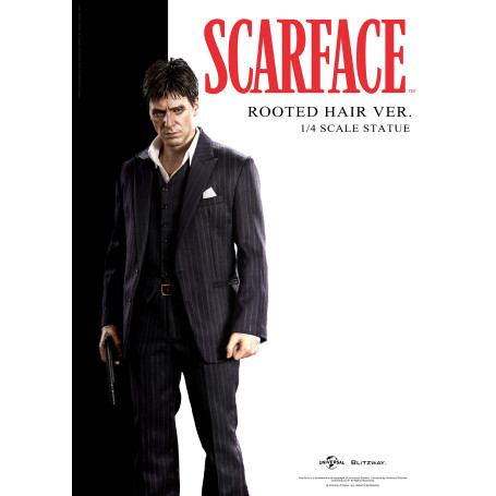 Estatua Blitzway Superb Scale - Tony Montana Rooted Hair 1/4 - Scarface
