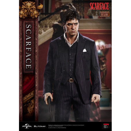 Estatua Blitzway Superb Scale - Tony Montana Rooted Hair 1/4 - Scarface
