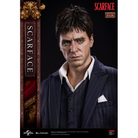 Estatua Blitzway Superb Scale - Tony Montana Rooted Hair 1/4 - Scarface