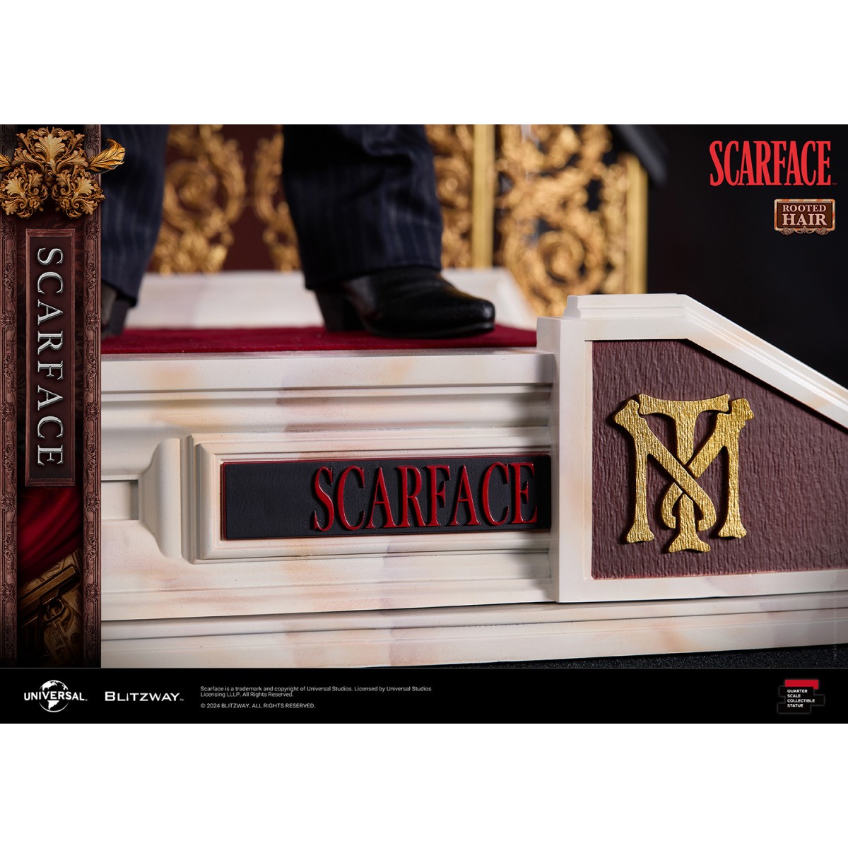 Estatua Blitzway Superb Scale - Tony Montana Rooted Hair 1/4 - Scarface