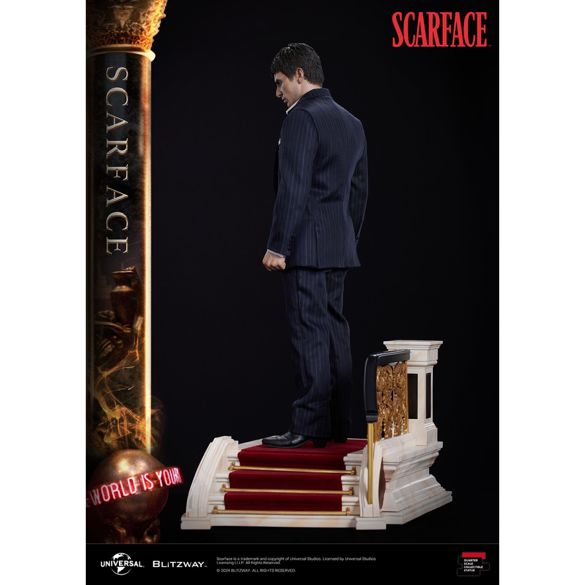 Estatua Blitzway Superb Scale - Tony Montana 1/4 - Scarface