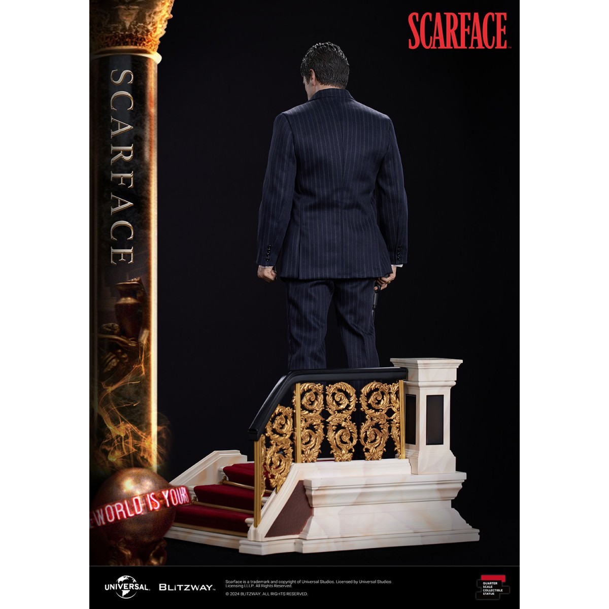Estatua Blitzway Superb Scale - Tony Montana 1/4 - Scarface