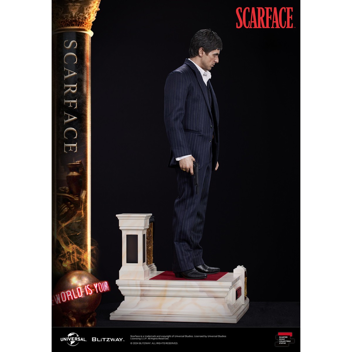 Estatua Blitzway Superb Scale - Tony Montana 1/4 - Scarface