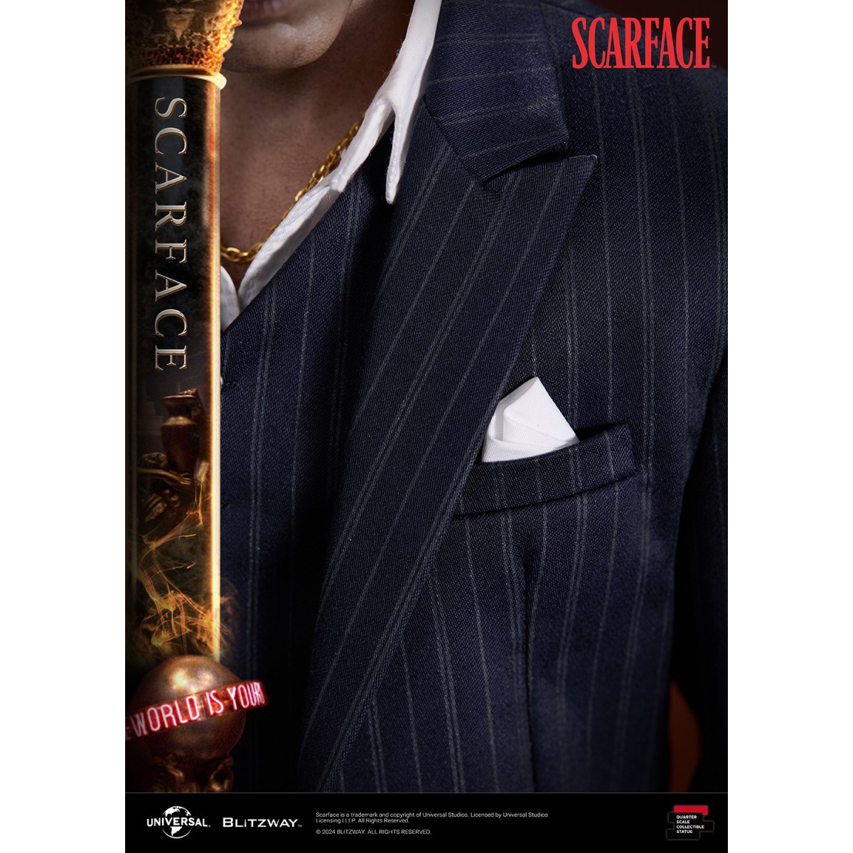 Estatua Blitzway Superb Scale - Tony Montana 1/4 - Scarface