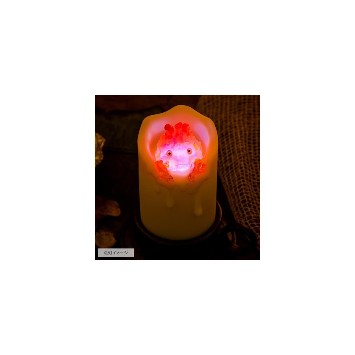 Benelic - Studio Ghibli Le Château Ambulant - Calcifer iluminado y vela