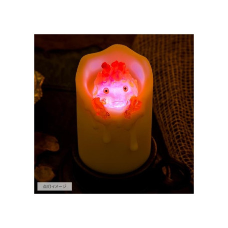 Benelic - Studio Ghibli Le Château Ambulant - Calcifer iluminado y vela