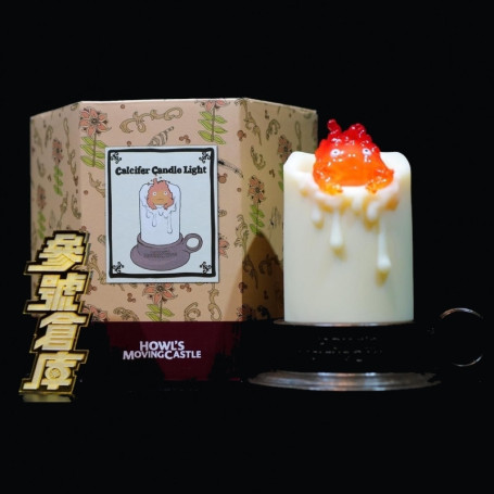 Benelic - Studio Ghibli Le Château Ambulant - Calcifer iluminado y vela