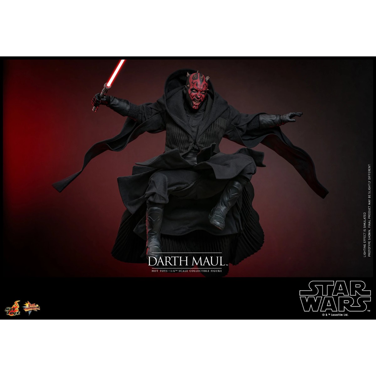 Hot Toys Star Wars La Amenaza Fantasma - Darth Maul 2.0 Edición Coleccionista MMS 1/6