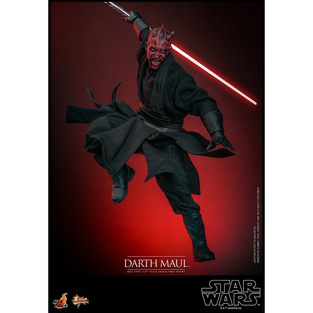 Hot Toys Star Wars La Amenaza Fantasma - Darth Maul 2.0 Edición Coleccionista MMS 1/6