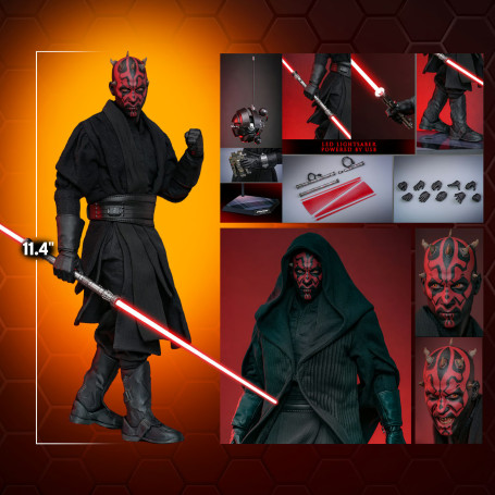 Hot Toys Star Wars La Amenaza Fantasma - Darth Maul 2.0 Edición Coleccionista MMS 1/6