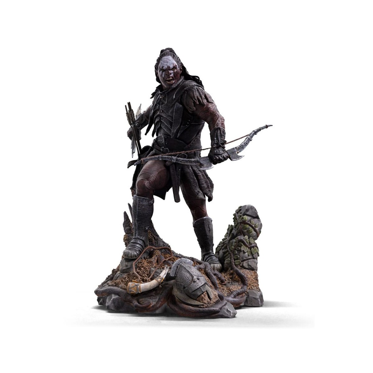 Iron Studios - Lurtz, Líder Uruk-Hai - El Señor de los Anillos - LOTR BDS Art Escala 1/10