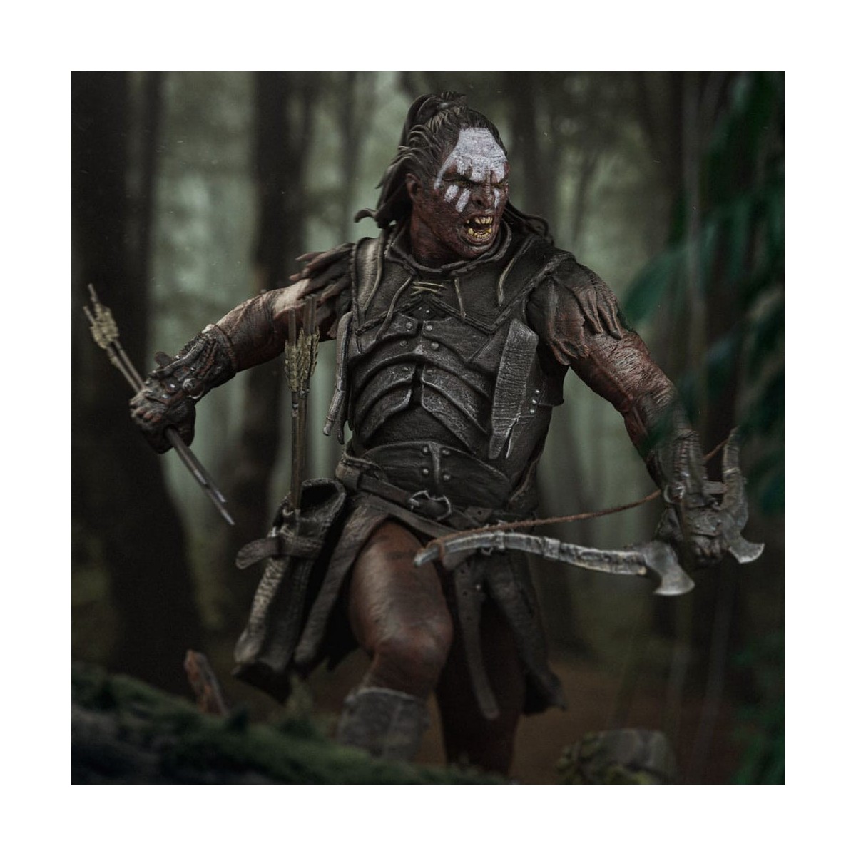 Iron Studios - Lurtz, Líder Uruk-Hai - El Señor de los Anillos - LOTR BDS Art Escala 1/10