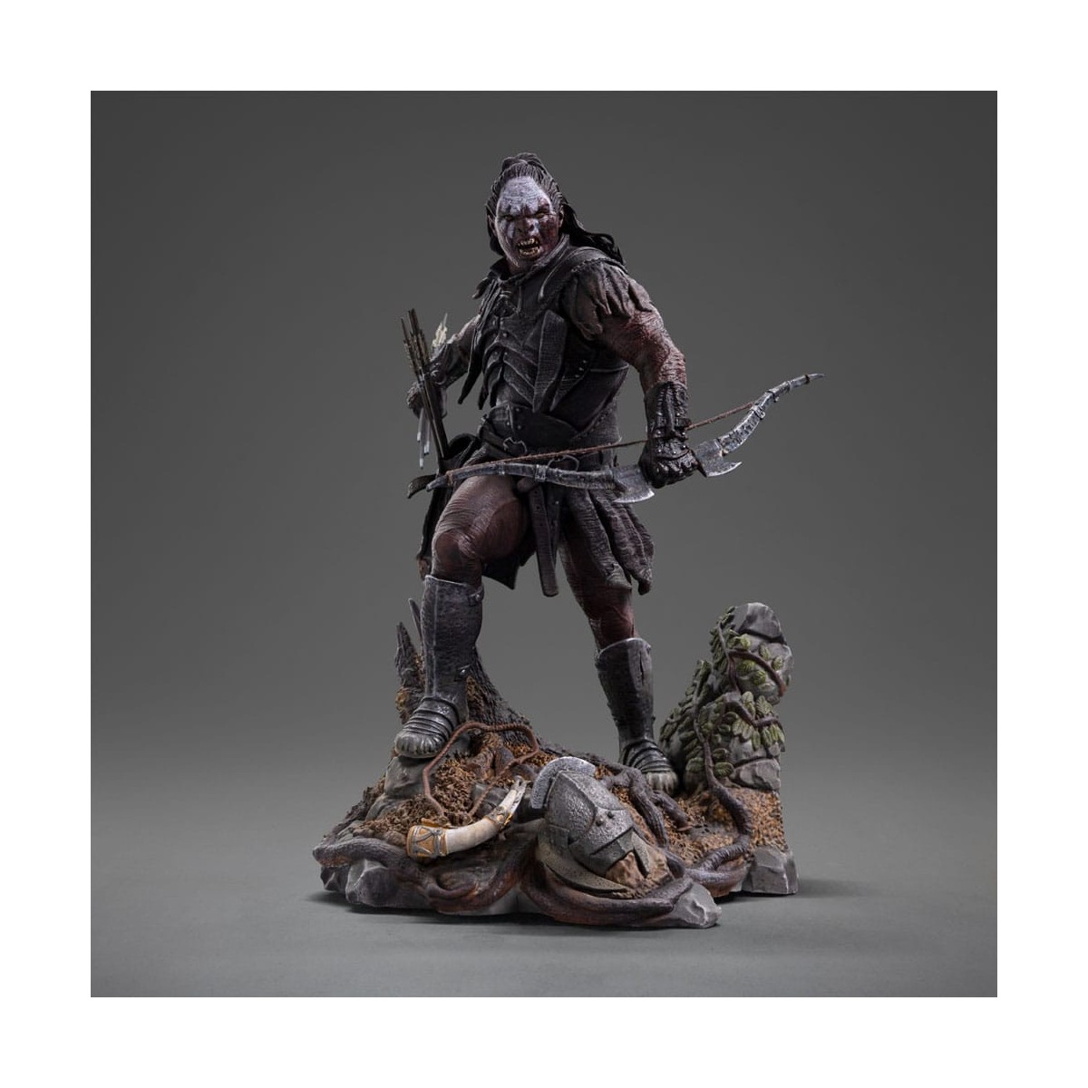 Iron Studios - Lurtz, Líder Uruk-Hai - El Señor de los Anillos - LOTR BDS Art Escala 1/10