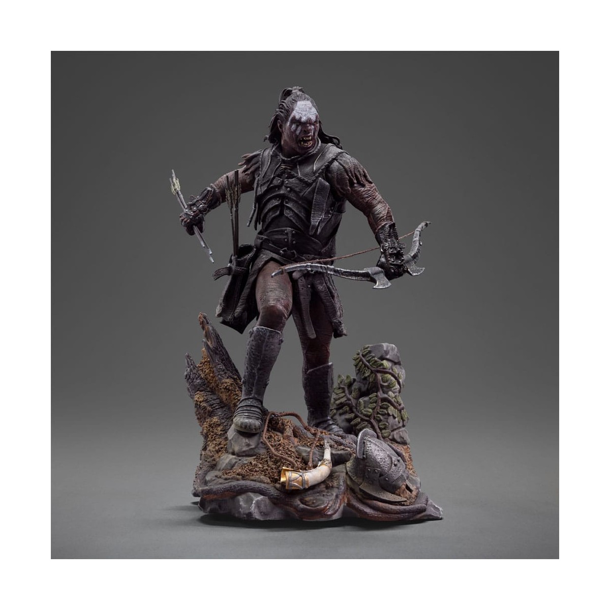Iron Studios - Lurtz, Líder Uruk-Hai - El Señor de los Anillos - LOTR BDS Art Escala 1/10
