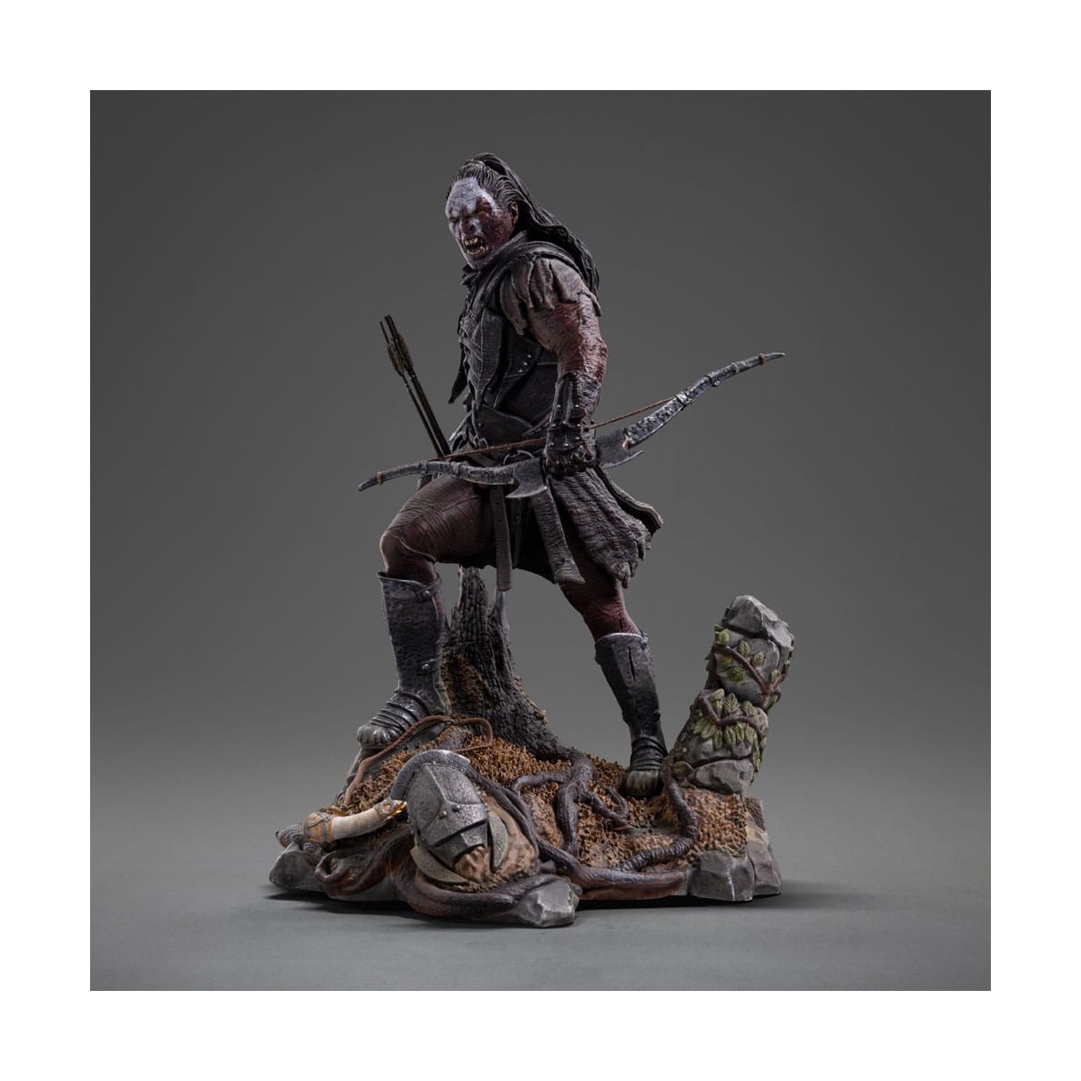 Iron Studios - Lurtz, Líder Uruk-Hai - El Señor de los Anillos - LOTR BDS Art Escala 1/10