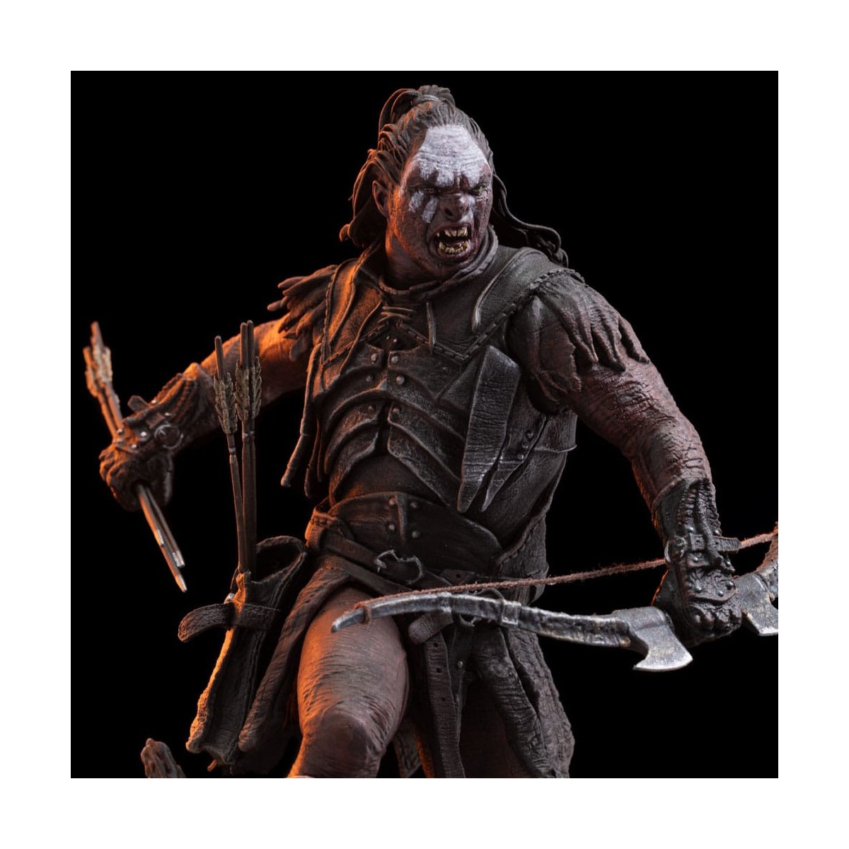 Iron Studios - Lurtz, Líder Uruk-Hai - El Señor de los Anillos - LOTR BDS Art Escala 1/10