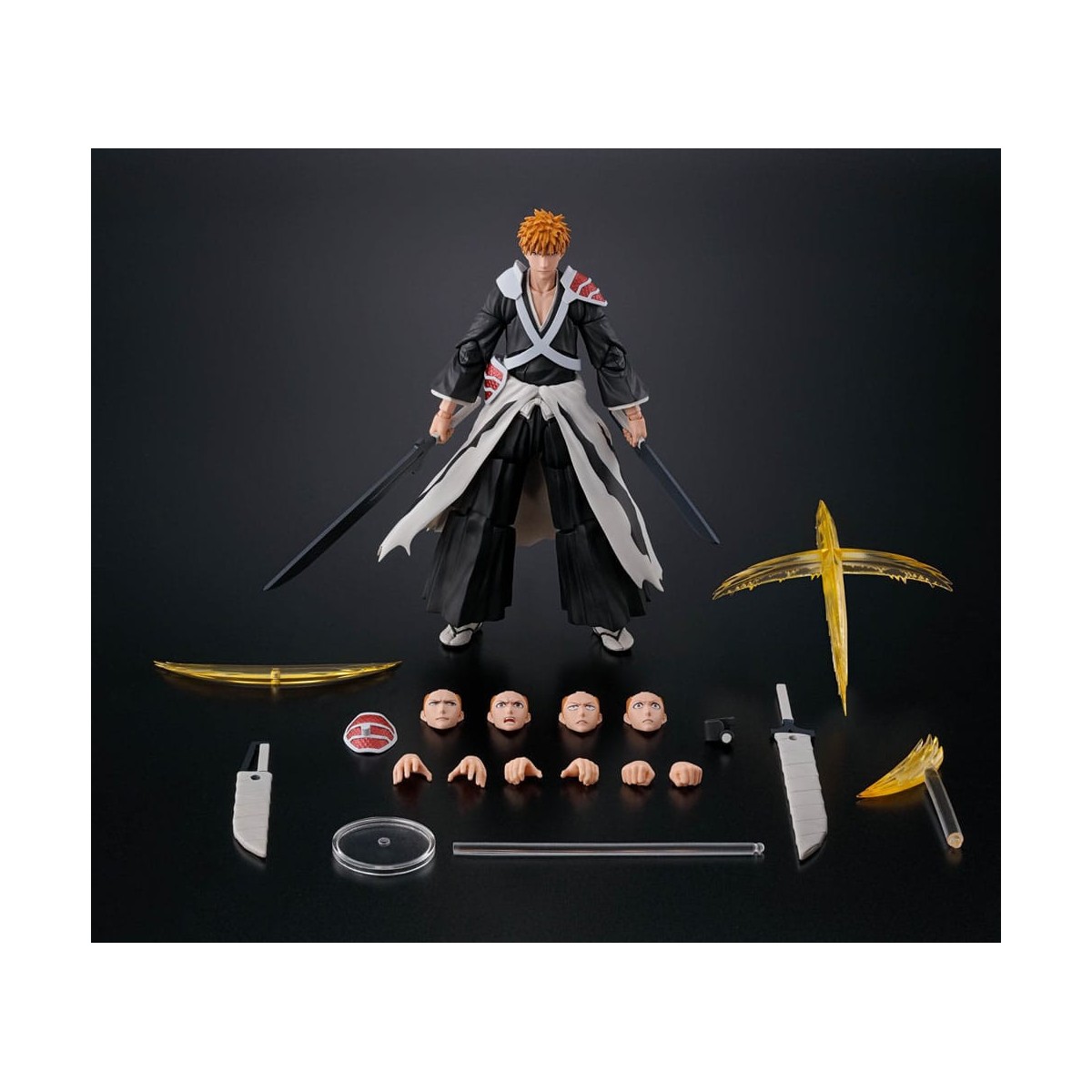Tamashii Bandai - ICHIGO KUROSAKI Dual Zangetsu - BLEACH 1000 AÑOS GUERRA DE SANGRE - SH Figuarts SHF