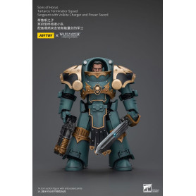 JoyToy - Sons of Horus - Sargento de Escuadra Terminator Tartaros Con Cargador Volkite Y Espada de Poder 1/18