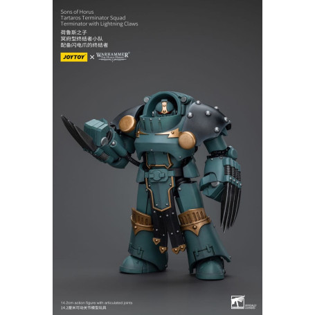 JoyToy - Hijos de Horus - Escuadra Terminator Tartaros Con Garras Relámpago 1/18 - WH40K