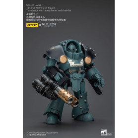 JoyToy - Hijos de Horus - Escuadra Terminator Tartaros Con Flamígero Pesado Y Puño de Cadenas 1/18 - WH40K