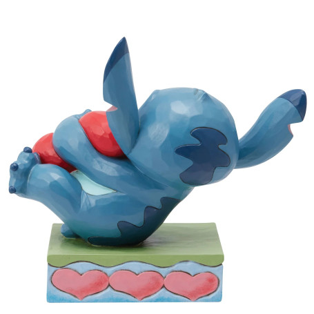 Enesco - Disney Tradition by Jim Shore - Lilo y Stich - Stitch abrazando un corazón
