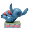Enesco - Disney Tradition by Jim Shore - Lilo y Stich - Stitch abrazando un corazón