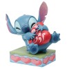 Enesco - Disney Tradition by Jim Shore - Lilo y Stich - Stitch abrazando un corazón