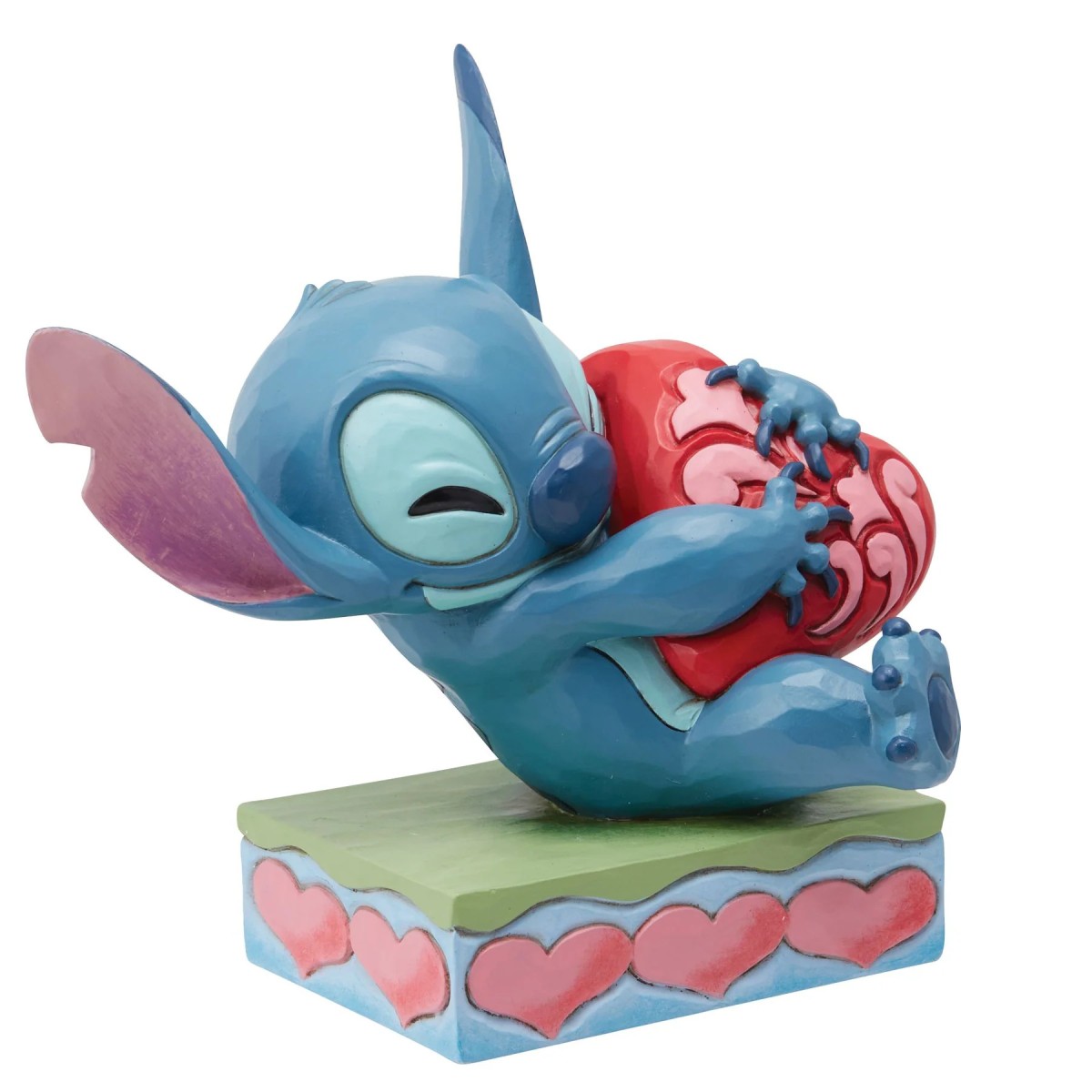 Enesco - Disney Tradition by Jim Shore - Lilo y Stich - Stitch abrazando un corazón