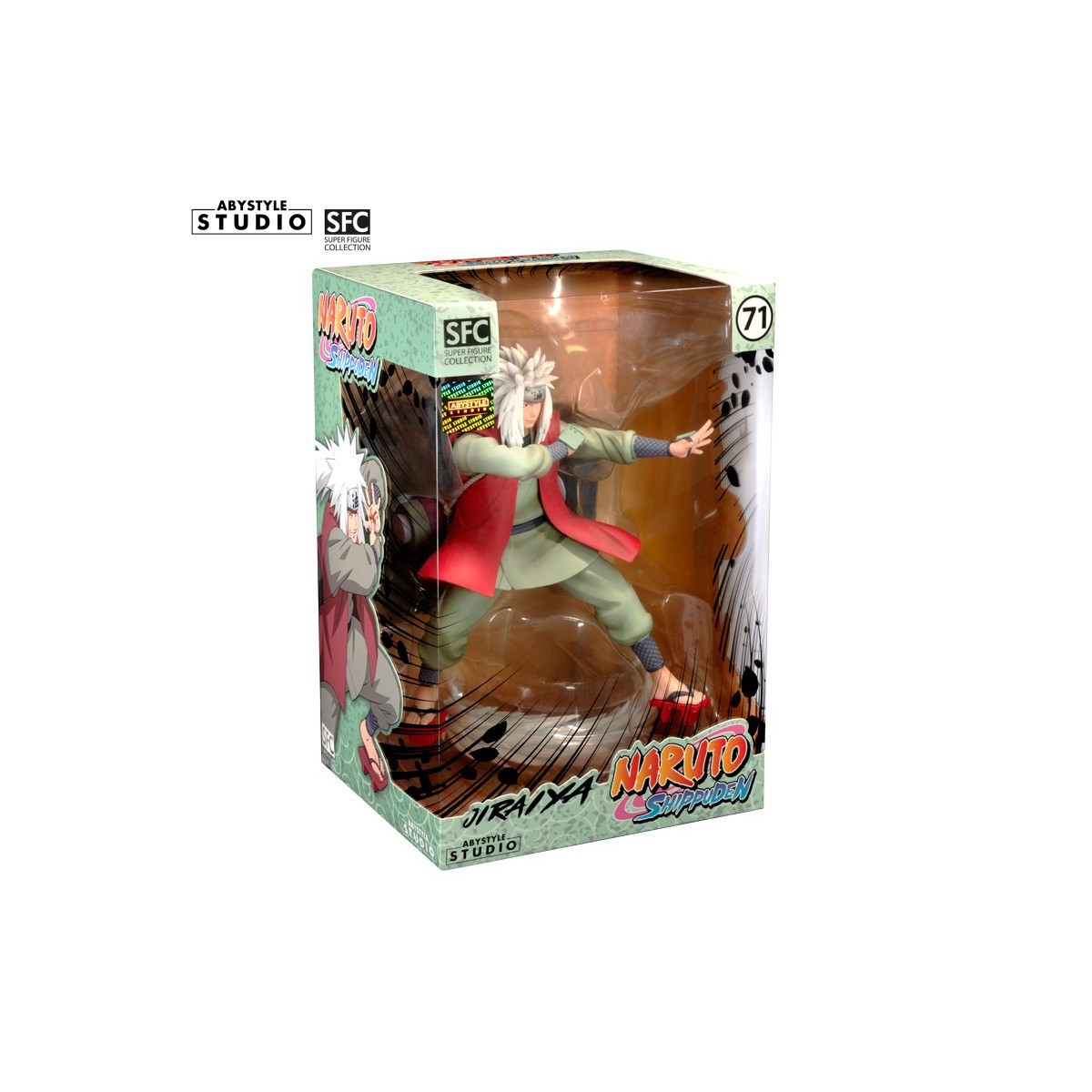 Abystyle - NARUTO SHIPPUDEN - Colección de superfiguras de Jiraya
